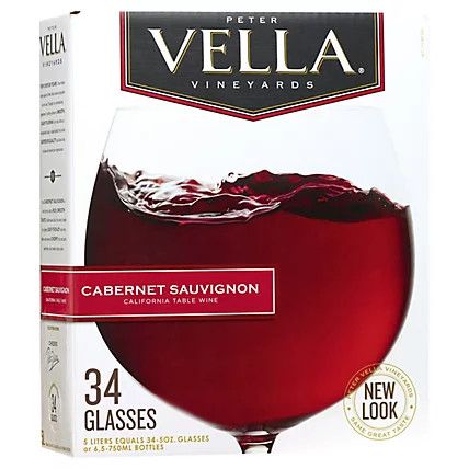 Peter Vella Cabernet Sauvignon Box Wine 5 Ltr