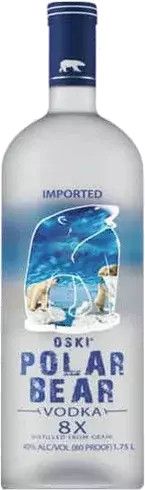Polar Bear Vodka 8x Distilled 80Proof 1.75 Ltr