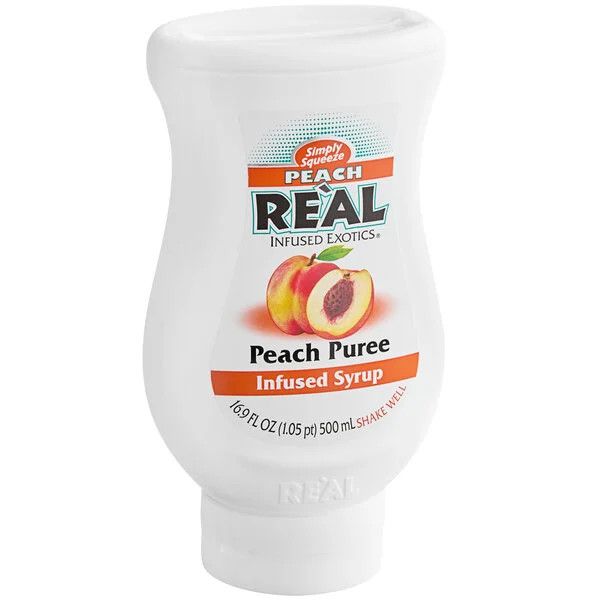 Real Peach Puree Infused Syrup 16.9oz