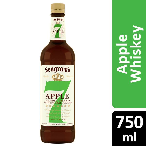 Seagram's 7 Apple Blended Whiskey 71Proof 750ml