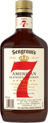 Seagram's 7 Blended American Whiskey Crown 80Proof Pet 375ml