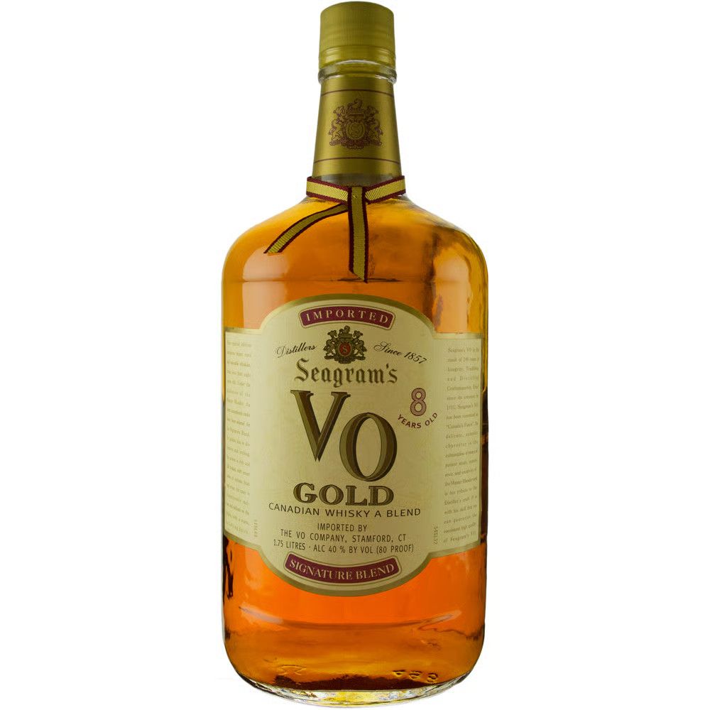 Seagrams Vo Gold 8Year Canadian Whiskey 80Proof 1.75 Ltr