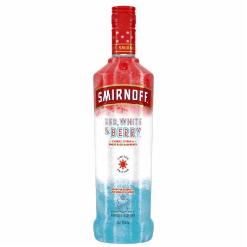 Smirnoff Red White Berry Flavored Vodka 60Proof 750ml