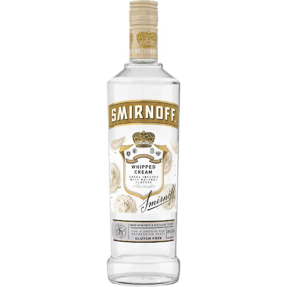 Smirnoff Whipped Cream Flavored Vodka 60Proof 750ml