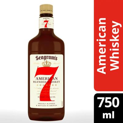 Seagram's 7 Blended American Whiskey Crown 80Proof Pet 750ml