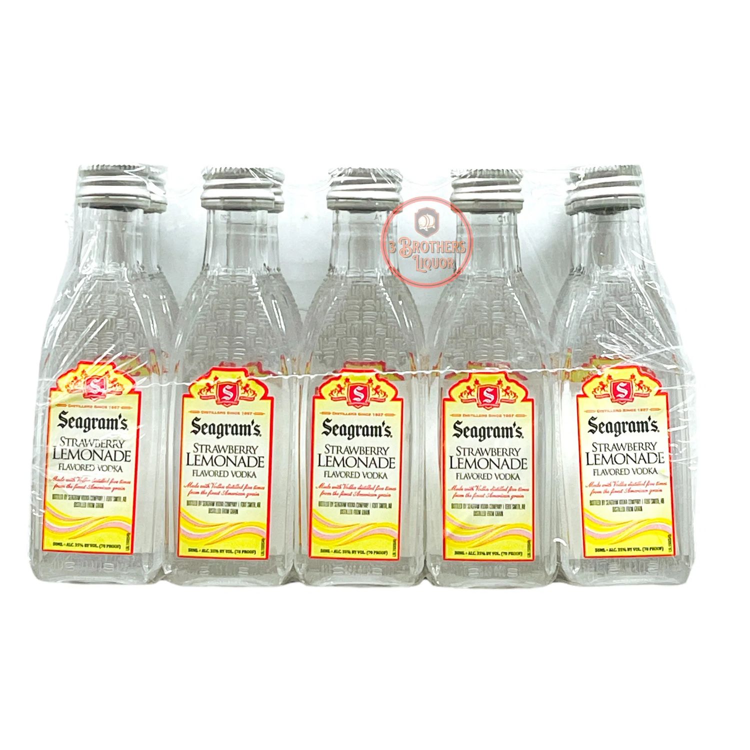 Seagrams Strawberry Lemonade Vodka 70Proof 50ml