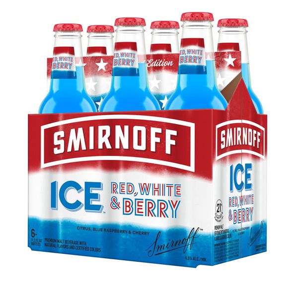 Smirnoff Ice Red White Berry 6pk 11.2oz Bottles