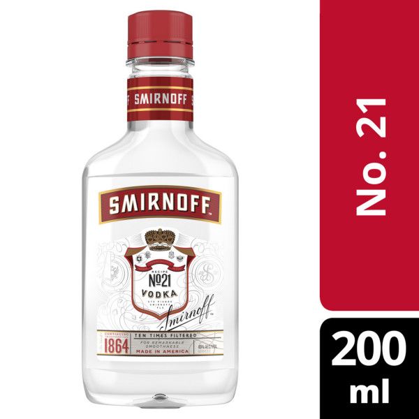 Smirnoff Original Vodka 80Proof Pet 200ml