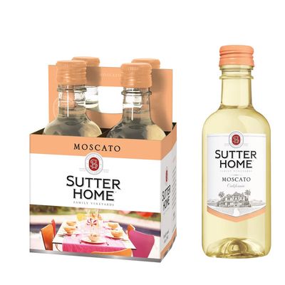 Sutter Home Moscato Pet 4pk 187ml Bottles