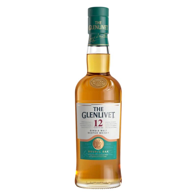 The Glenlivet 12Year Single Malt Whiskey Double Oak 80Proof 375ml