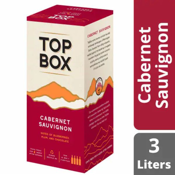 Top Box Cabernet Sauvignon Box Wine 3 Ltr