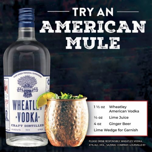 Wheatley Vodka 10x Distilled 82Proof 1 Ltr
