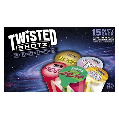 Twisted Shotz Cocktail Combo 3 15pk 25ml