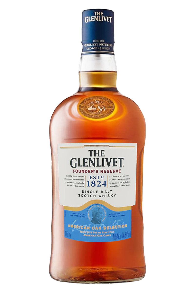 The Glenlivet 1824 Founder Reserve 80Proof 1.75 Ltr