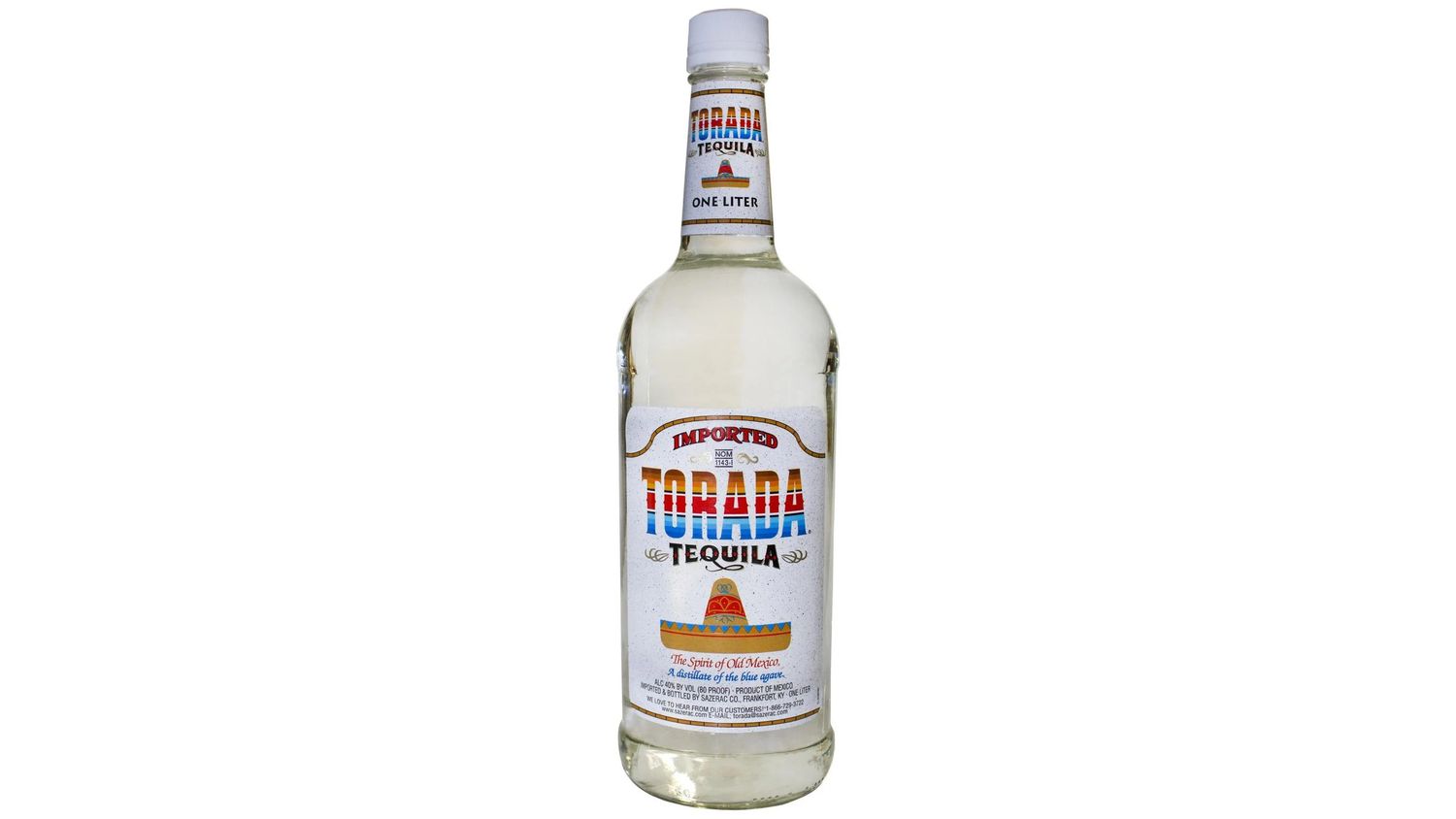 Torada Premium Silver Tequila 80Proof 1 Ltr