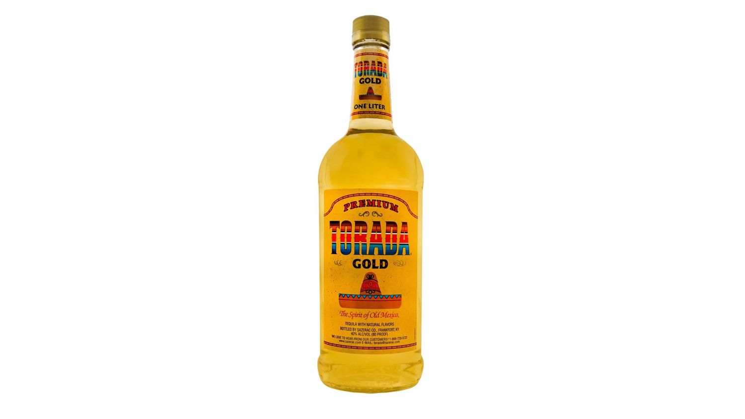 Torada Premium Gold Tequila 80Proof 1 Ltr