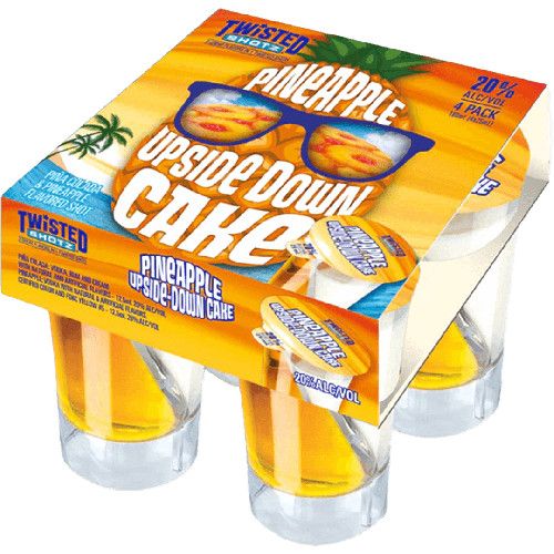 Twisted Shotz Pineapple Upside Down Cake Shots 4pk 25ml