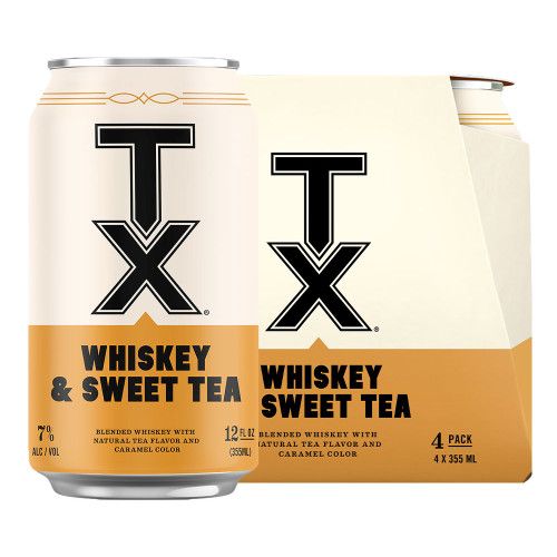 TX RTD Whiskey &amp; Sweet Tea 14Proof 4pk 12oz Cans