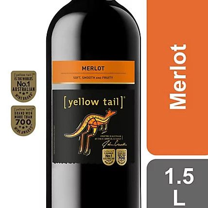 Yellow Tail Merlot 1.5 Ltr