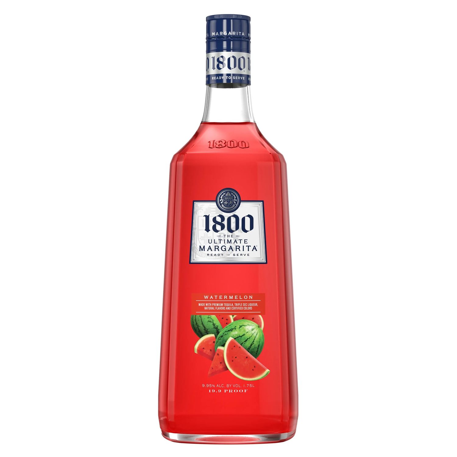 1800 RTD Margarita Watermelon 19.9Proof 1.75 Ltr