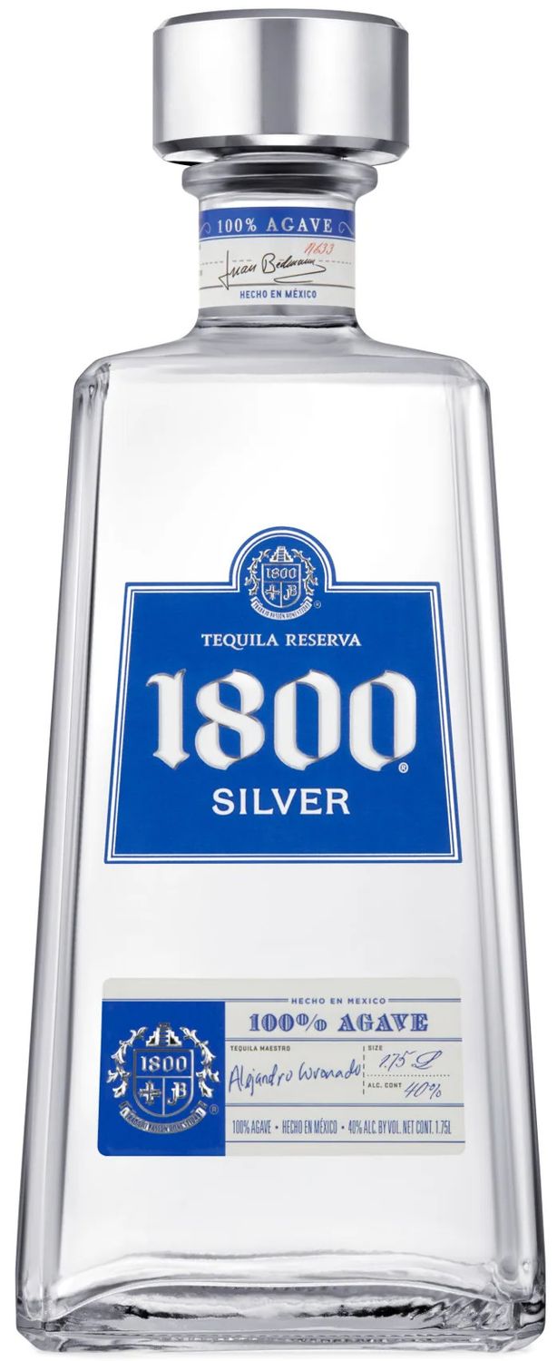 1800 Silver Tequila 80Proof 1.75 Ltr