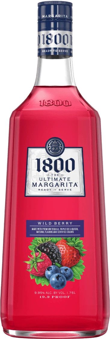 1800 RTD Wild Berry Margarita 19.9Proof 1.75 Ltr