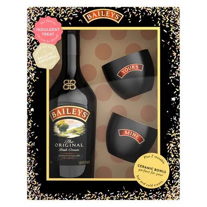 Baileys Original Irish Cream 34Proof W/Couple Glass 750ml