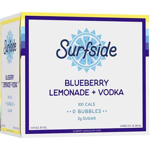 Surfside RTD Blueberry Lemonade Vodka 4pk 12oz cans