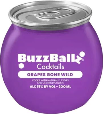 BuzzBallz Grape Gone Wild Cocktail 30Proof 200ml