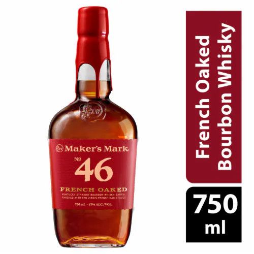 Maker's 46 Straight Bourbon Cask Strength French Oaked 110.8Proof 750ml