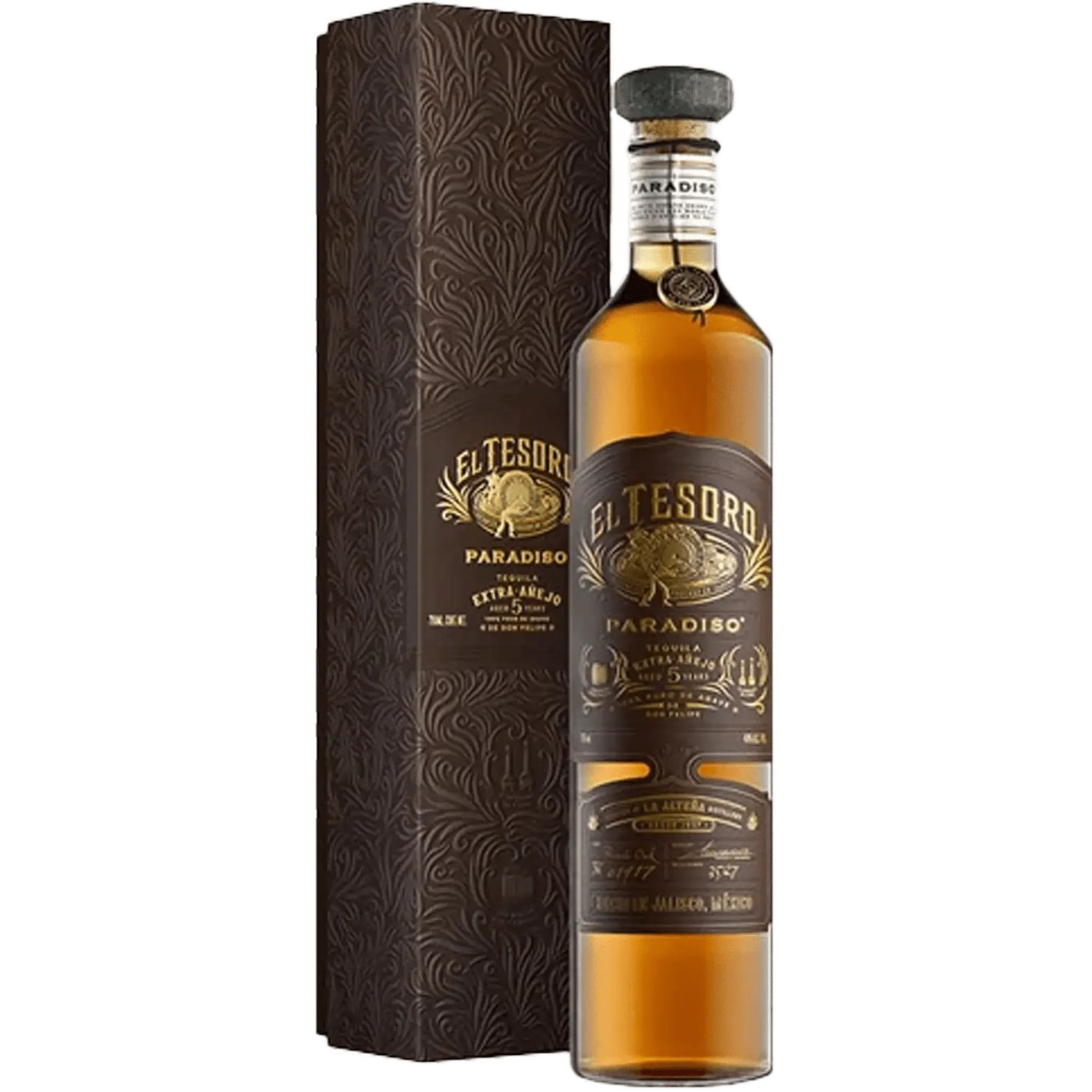 El Tesoro Extra Anejo Paradiso Tequila 5year 80Proof 750ml