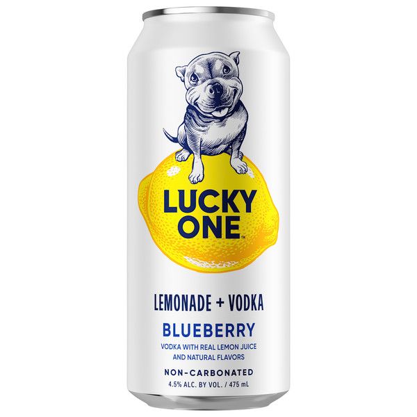 Lucky One RTD Vodka Lemon Blueberry Single Can 12oz