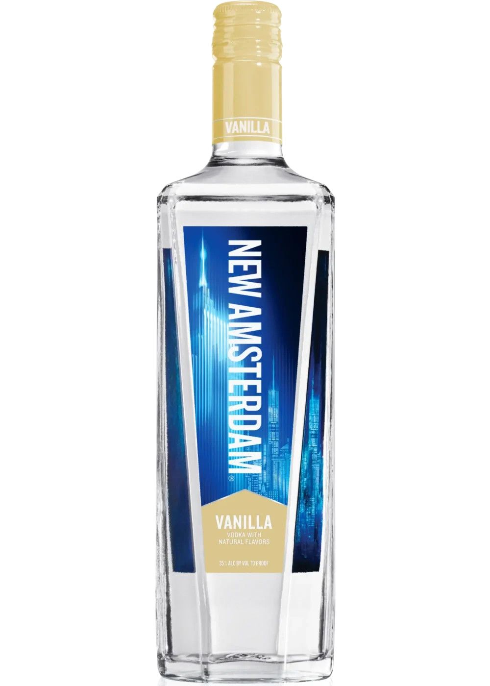 New Amsterdam Vanilla Flavored Vodka 70Proof 1 Ltr