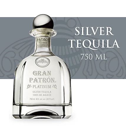 Patron Gran Platinum Tequila 80Proof 750ml