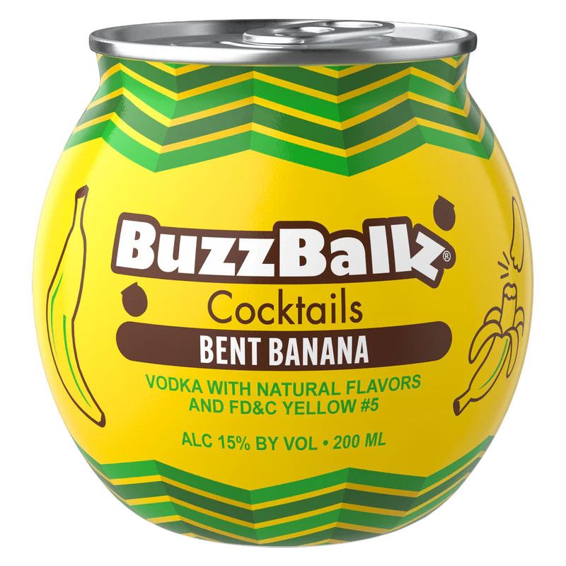 BuzzBallz Bent Bannana Cocktail 30Proof 200ml