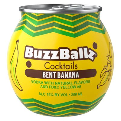 BuzzBallz Bent Bannana Cocktail 30Proof 200ml