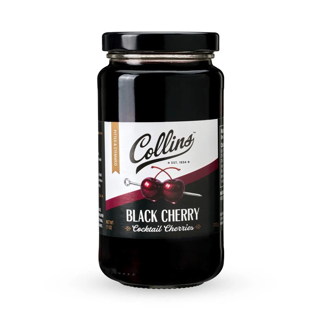 Collins Stemmed Black Cherries 11oz