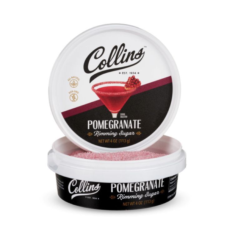 Collins Pomegranate Rimming Sugar 4oz