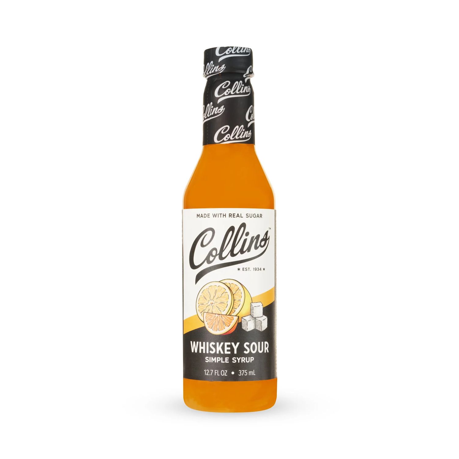 Collins Whiskey Sour Simple Syrup, 12.7 oz
