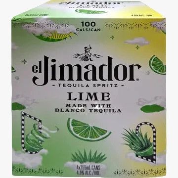 El Jimador RTD Lime Tequila Seltzer 9.60Proof  4pk 12oz Cans