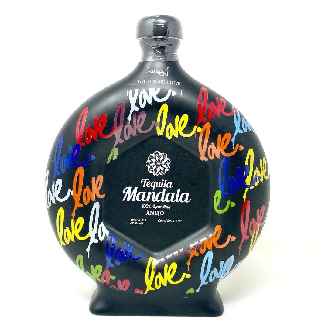 Mandala Tequila Anejo Love Limited Edition 80Proof 1 Ltr