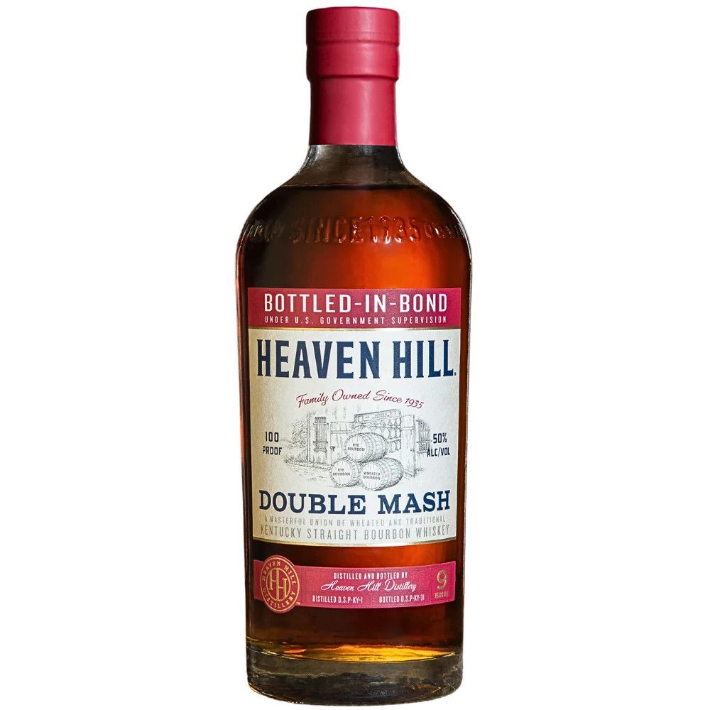 Heaven Hill 9year Double Mash Bourbon Whiskey 100Proof 750ml