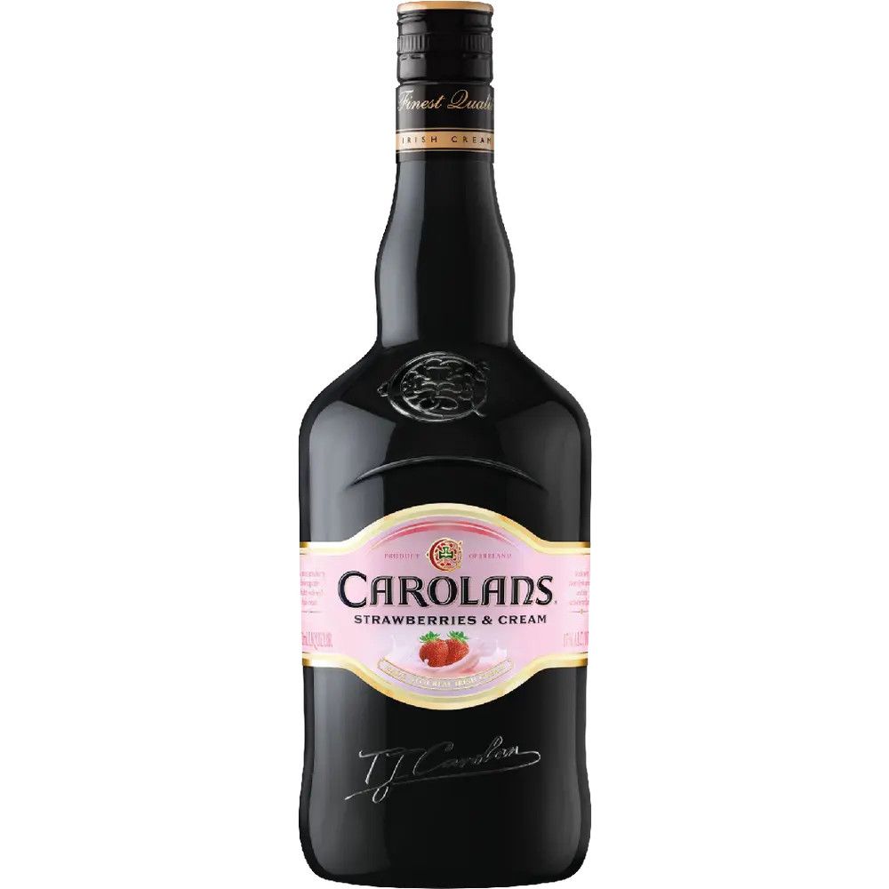 Carolans Strawberry Cream Liqueur 34Proof 750ml