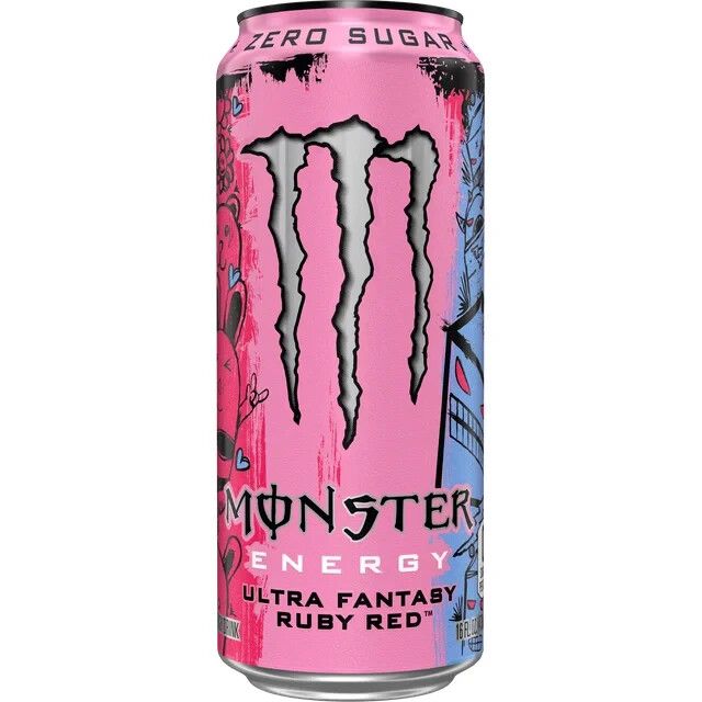 Monster Energy Zero Ultra Fantasy Ruby Red Original 16oz