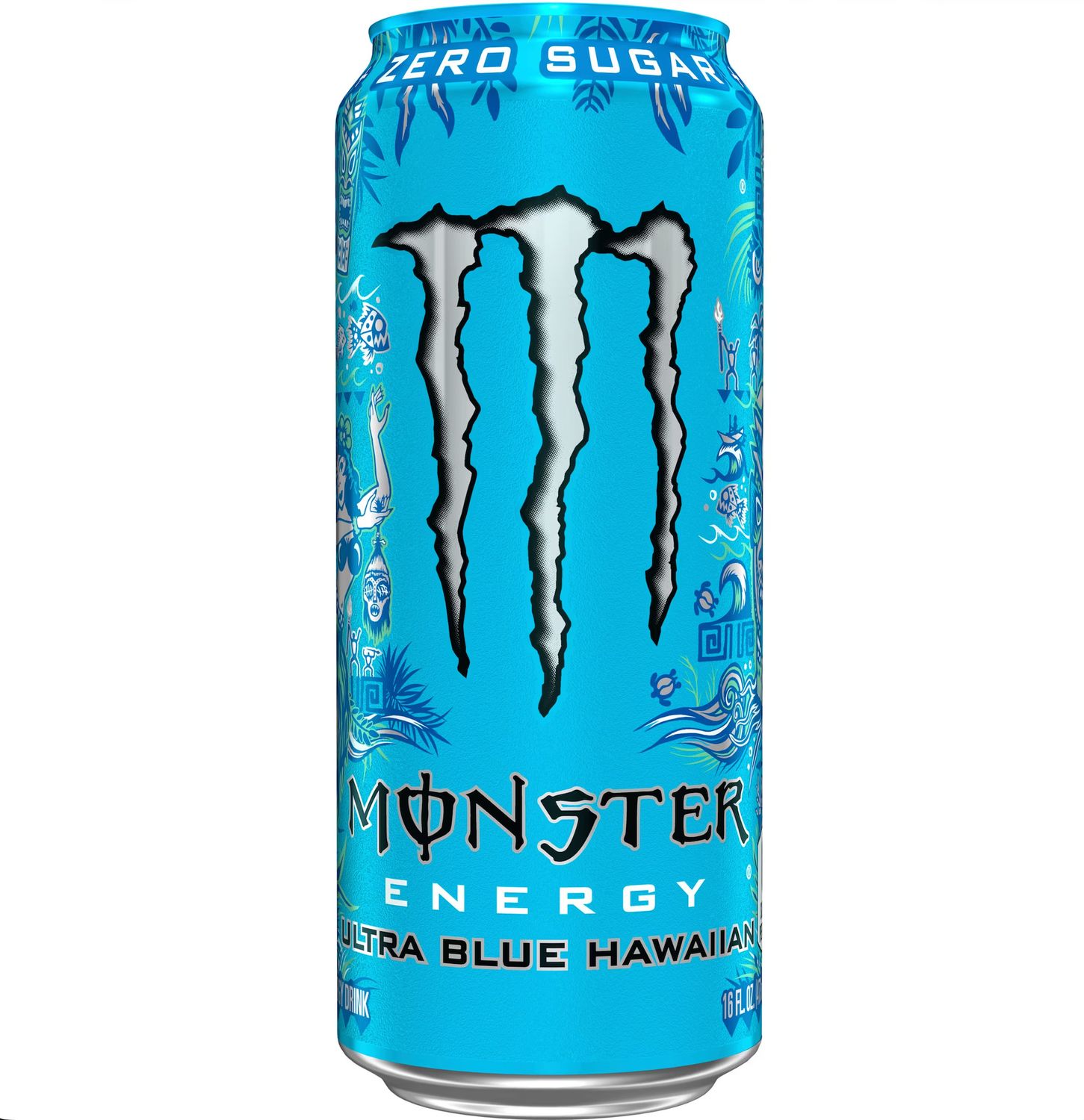 Monster Energy Zero Sugar Ultra Blue Hawaiian Original 16oz