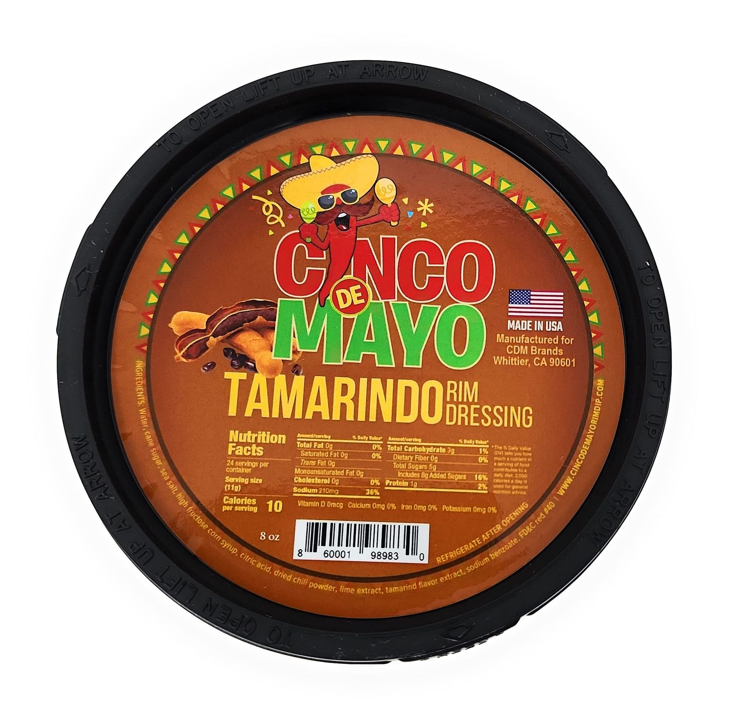 Cinco De Mayo Tamarindo Rim Dressing 7.6oz