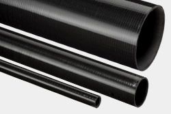 Plain Finish Roll Wrapped Carbon Fibre Tubes