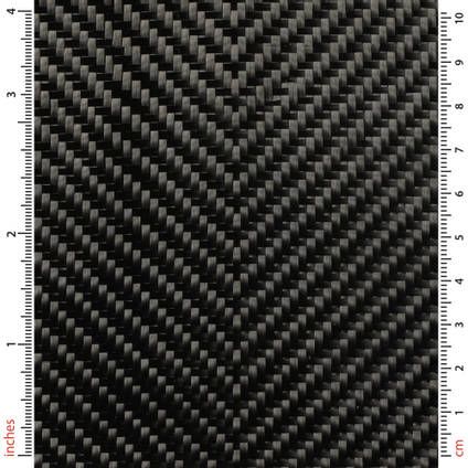 210g V-Weave 2x2 Twill 3k Carbon Fibre Cloth (1500mm)