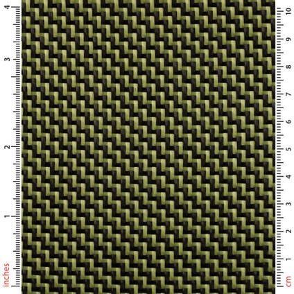 210g 3x1 Twill 3k Carbon Kevlar Cloth (1200mm)
