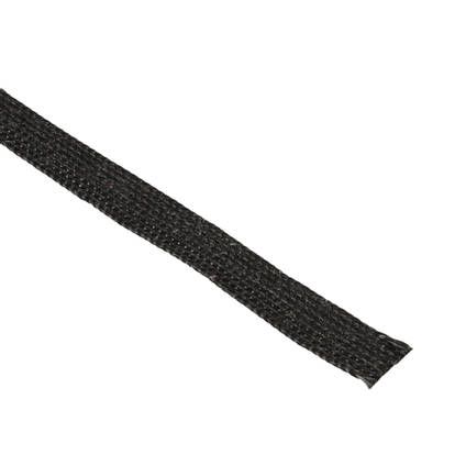 17mm 300g Black Aramid Flat Braid (Seam Tape)